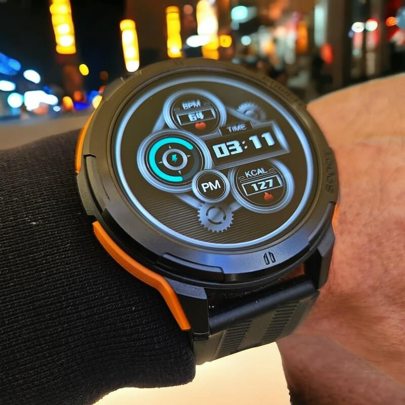 AMOLED Sports Smart Watch, BT Call, Μπαταρία 410mAh