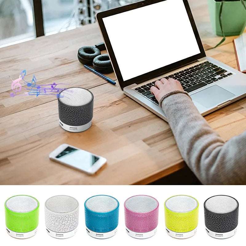 Wireless Mini Bluetooth Speaker with Led