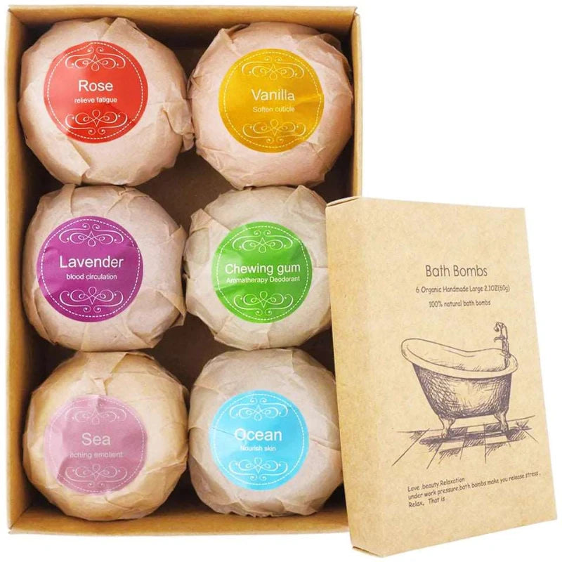 Fizzy Bath Bombs 6 pcs/set