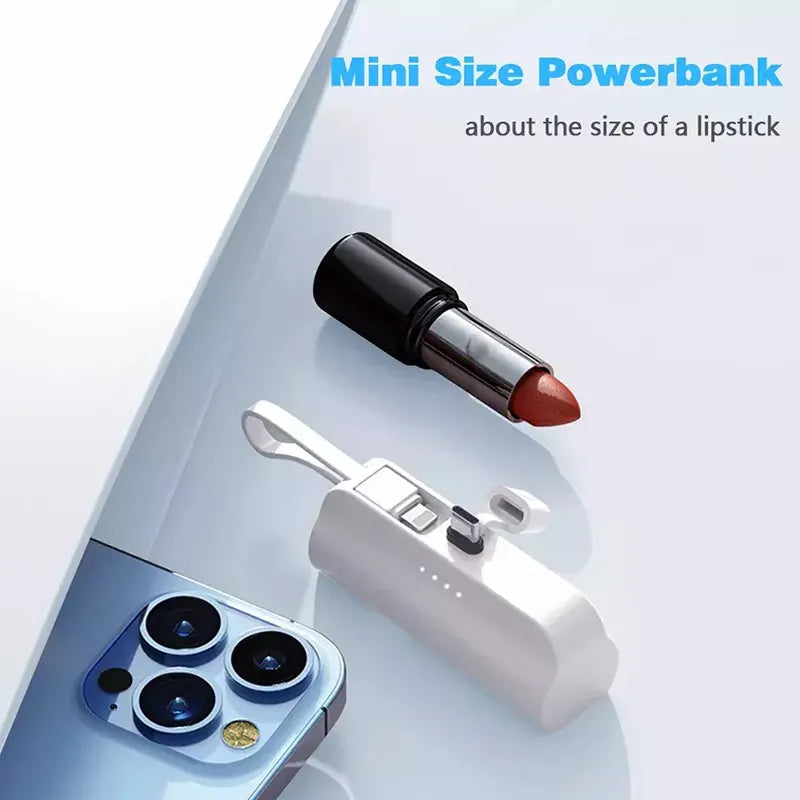 Mini Small Power Bank  2500mAh. Έκδοση για Apple και Android