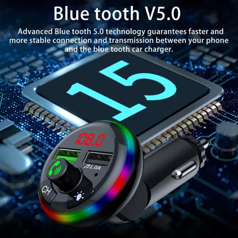 FM Blue tooth Wireless Car Charger