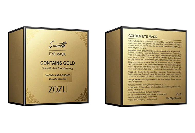 24K Gold Under Eye Patches 30 Ζευγάρια