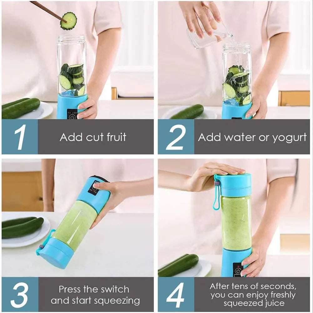 Portable Blender Juicer USB Rechargea