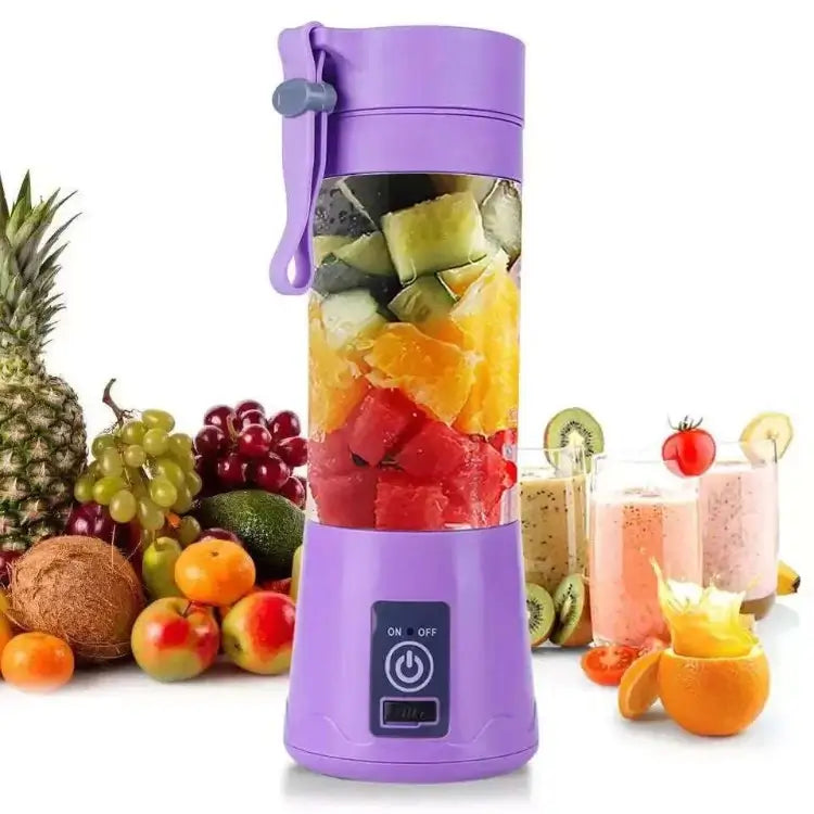 Φορητό Blender Juicer Επαναφορτιζόμενη USB 380ml